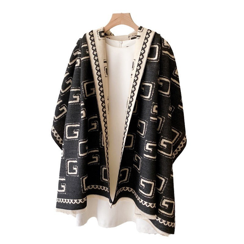 Warm Cashmere-like Thick Shawl Long Wild Scarf