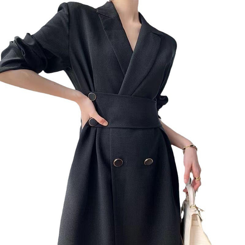 Loose Belly-covering Elegant Little Black Dress