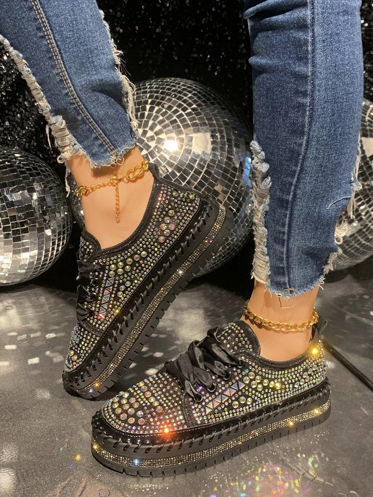 Large Size White Shoes Women's Muffin Loafers