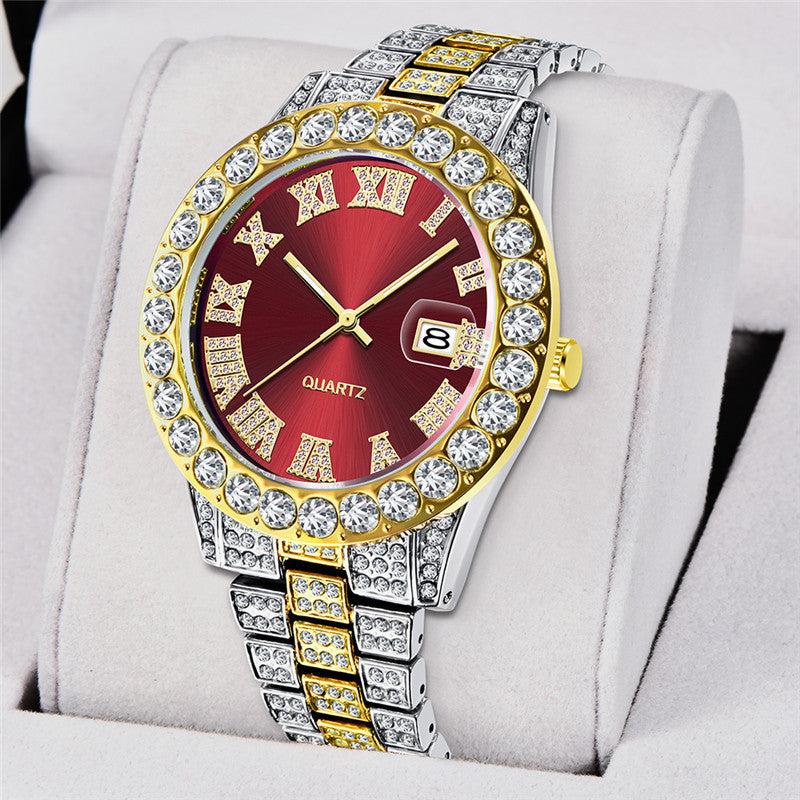 Men's Fashion Personality Affordable Luxury Alloy Watch