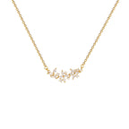 Simple Exquisite Petal Zircon Women's Necklace