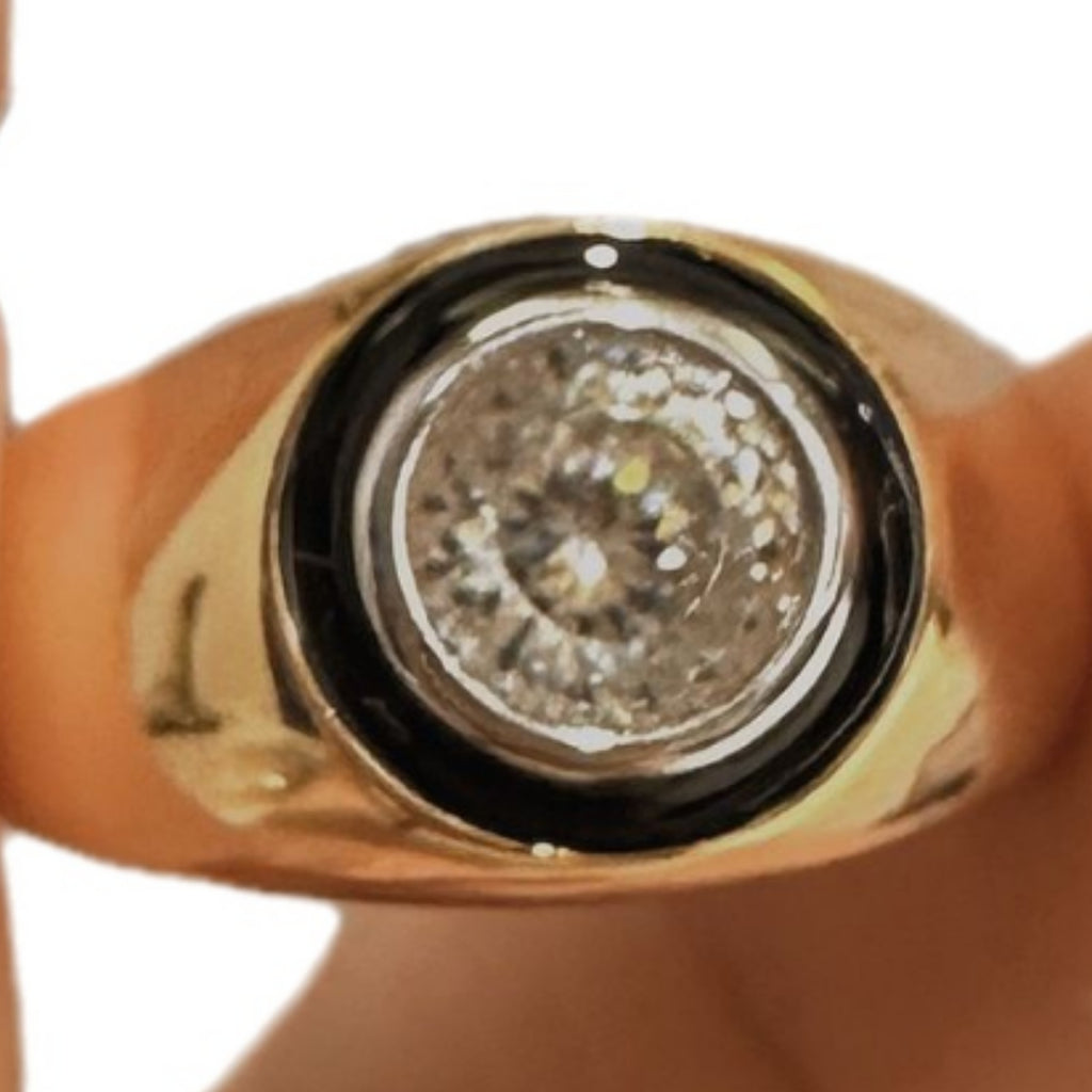 Starry Sky Loose Diamond Love Texture Rhinestone Wide Ring Design Sense Adjustable