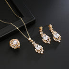 Lady Temperament Shining Zircon Necklace